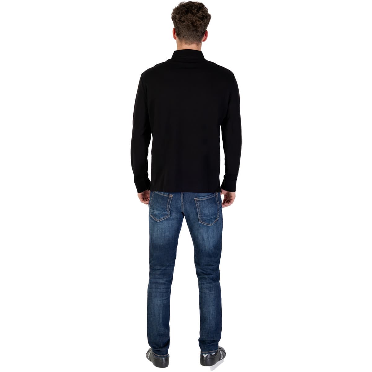 Men's Polo Shirts EAX Black