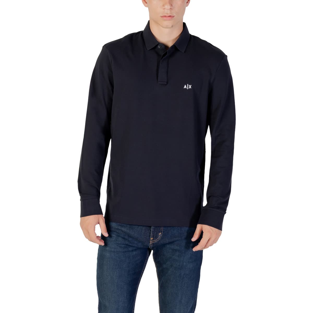 Men's Polo Shirts EAX Blue