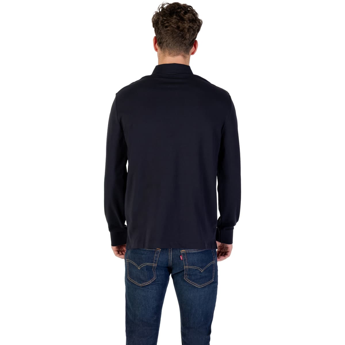 Men's Polo Shirts EAX Blue