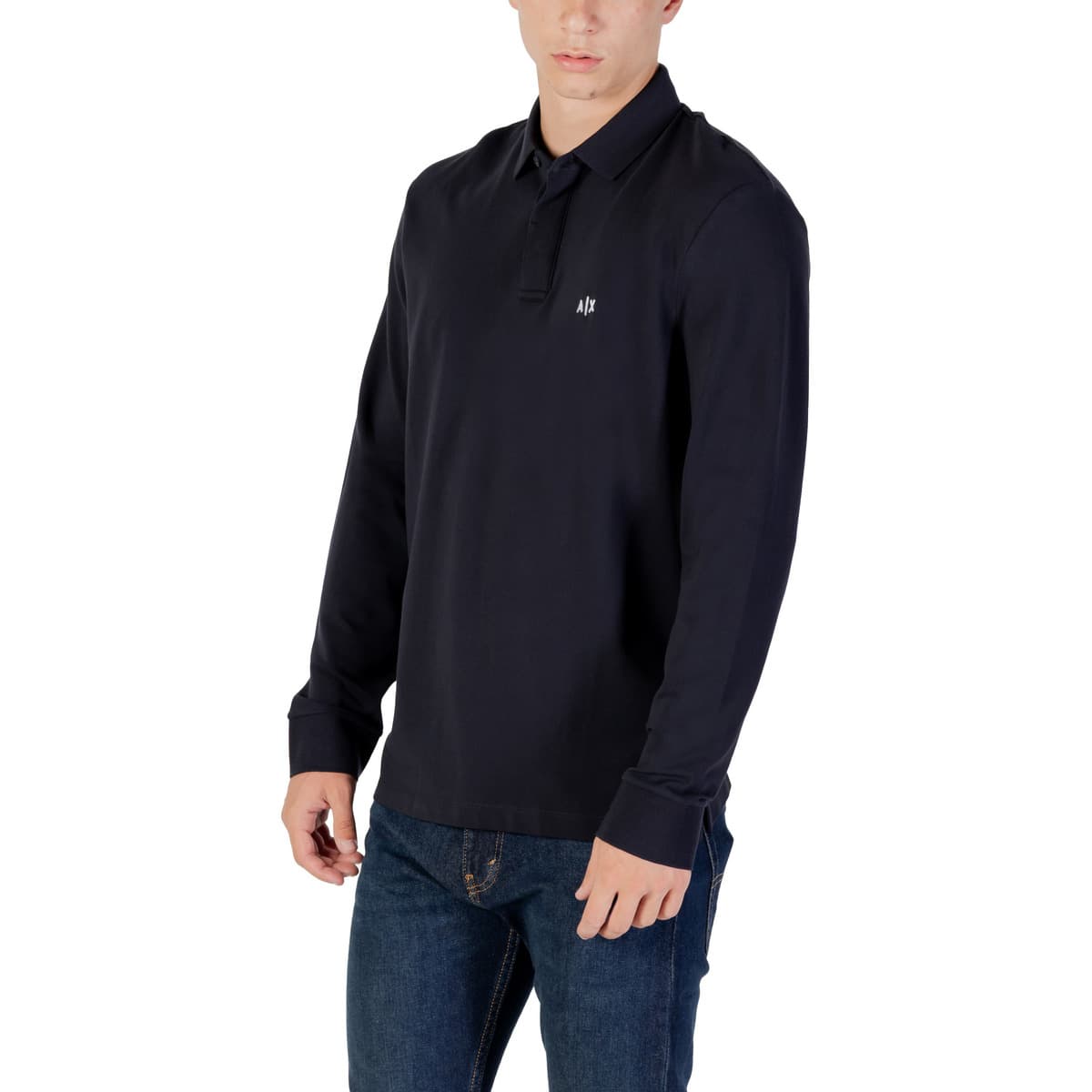 Men's Polo Shirts EAX Blue