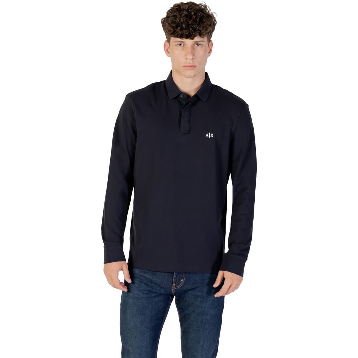 Men's Polo Shirts EAX Blue