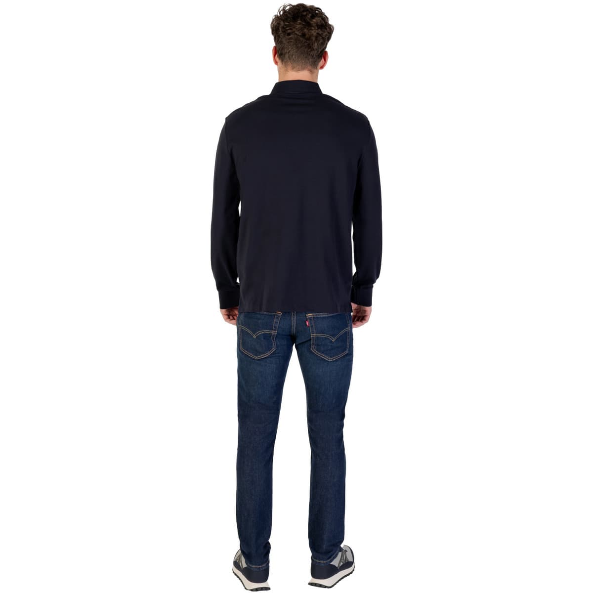 Men's Polo Shirts EAX Blue