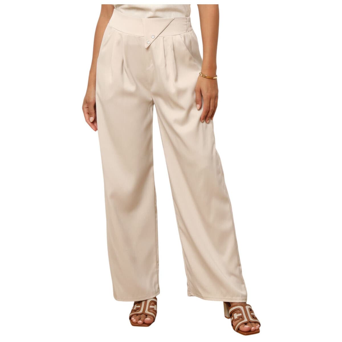Women's Pants La Modeuse Beige