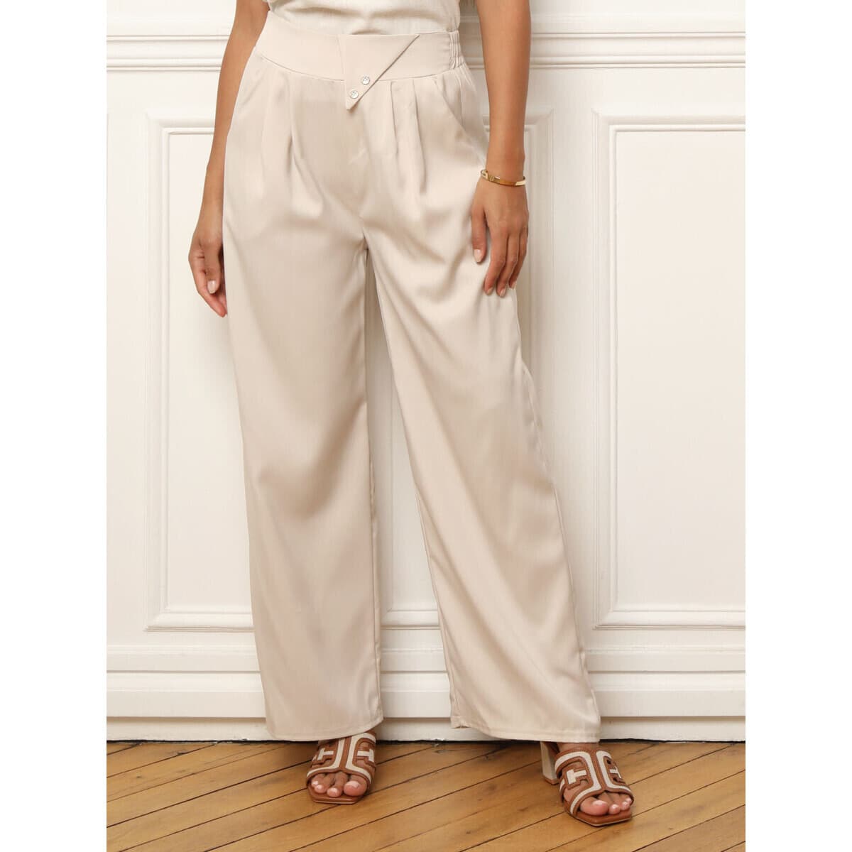 Women's Pants La Modeuse Beige