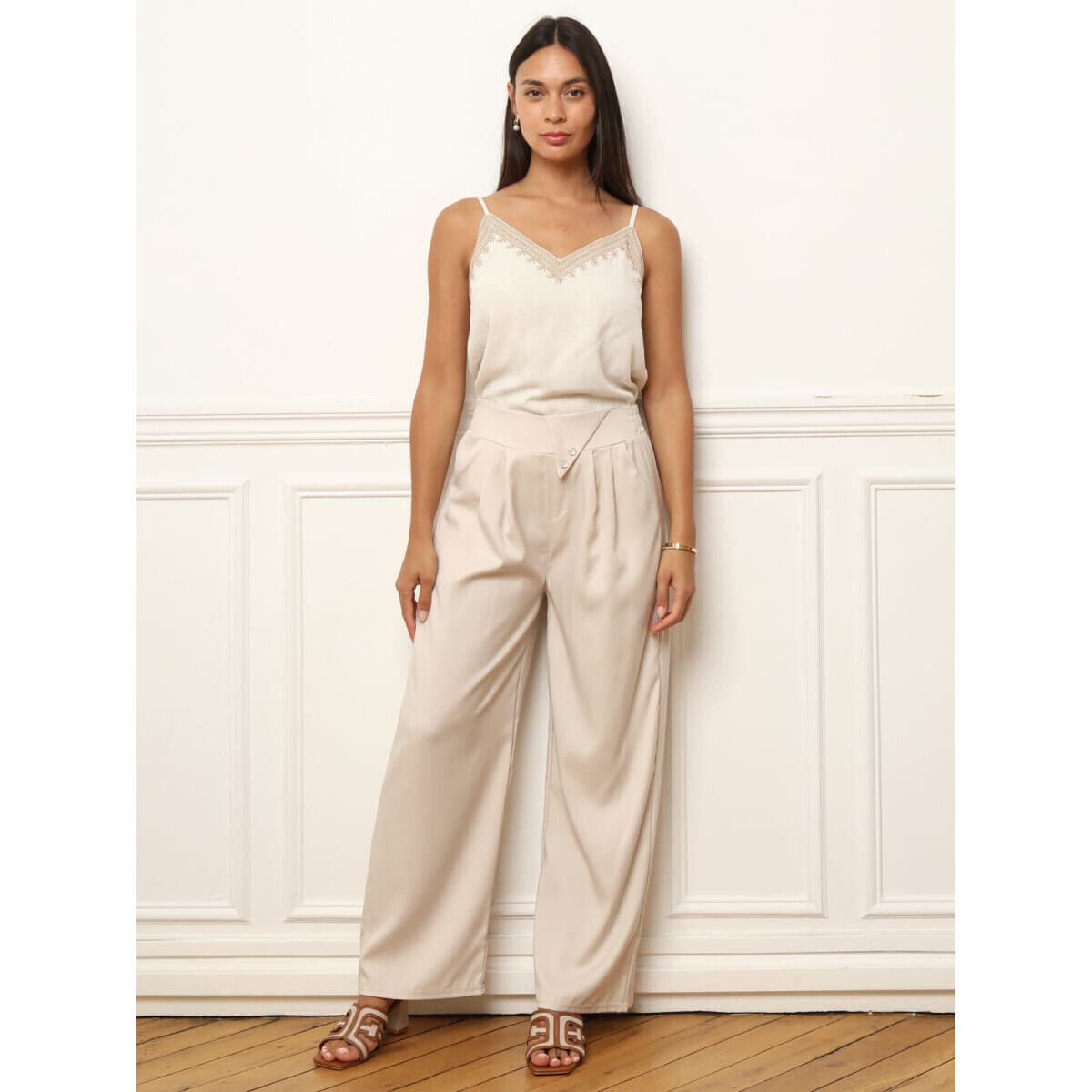 Women's Pants La Modeuse Beige