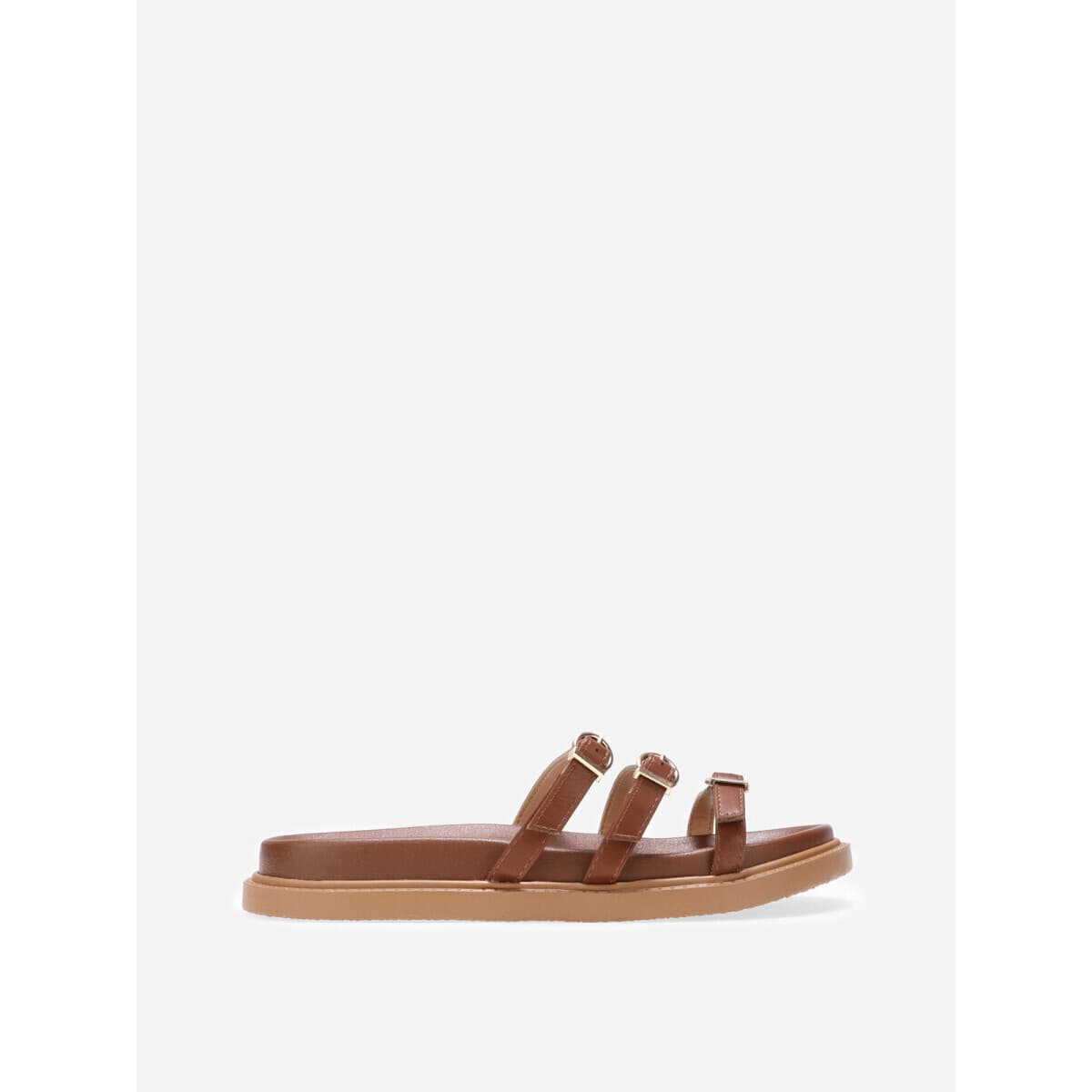 Women's Flip Flops La Modeuse Brown