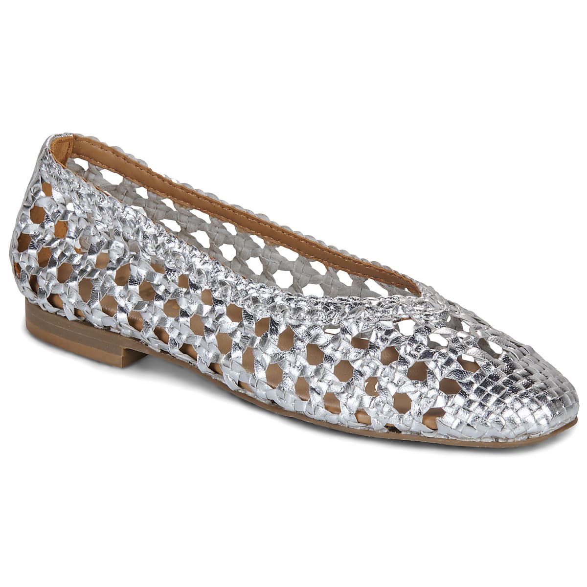 Women's Ballet Flats JB Martin Silver