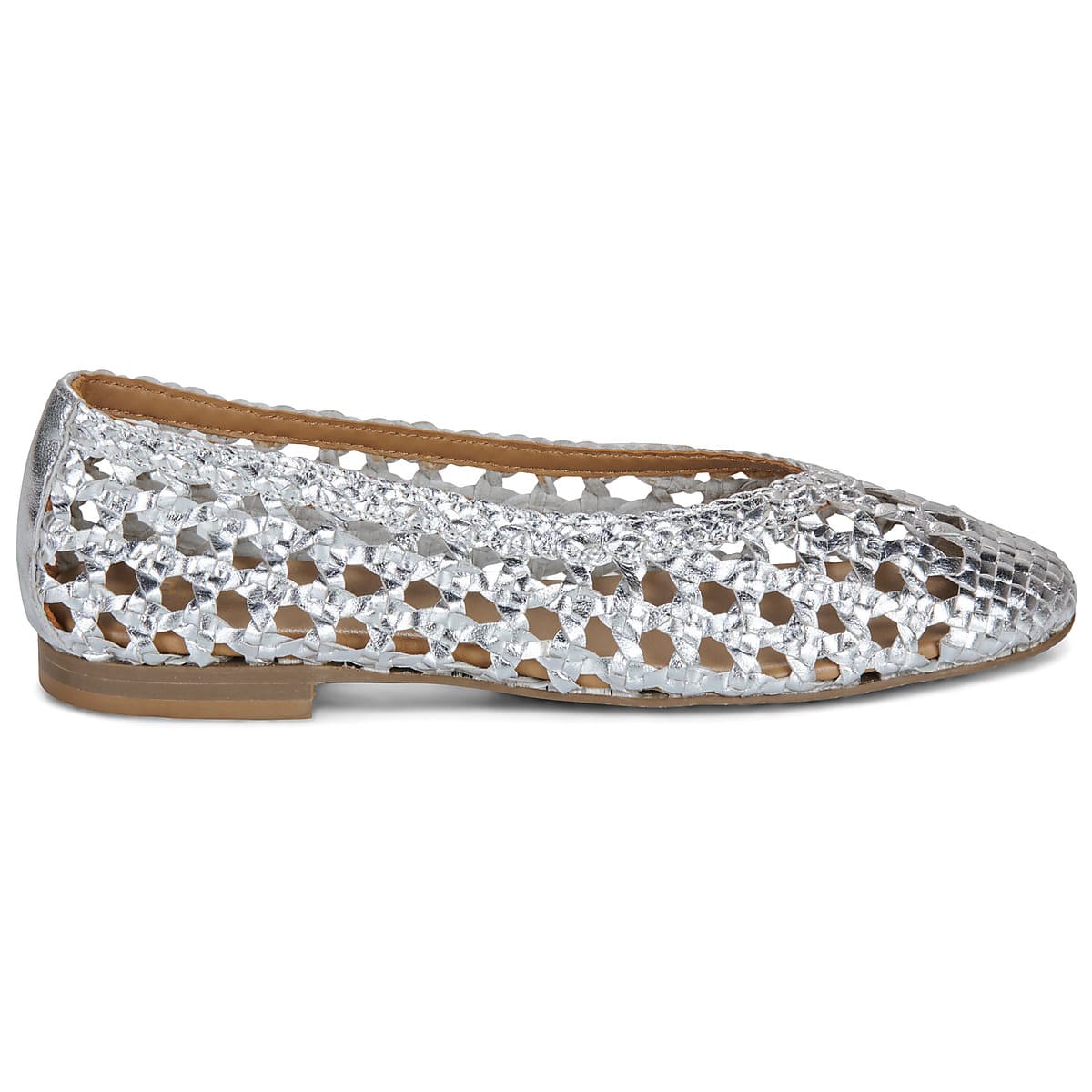 Women's Ballet Flats JB Martin Silver