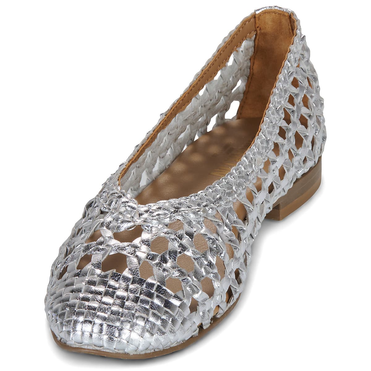 Women's Ballet Flats JB Martin Silver