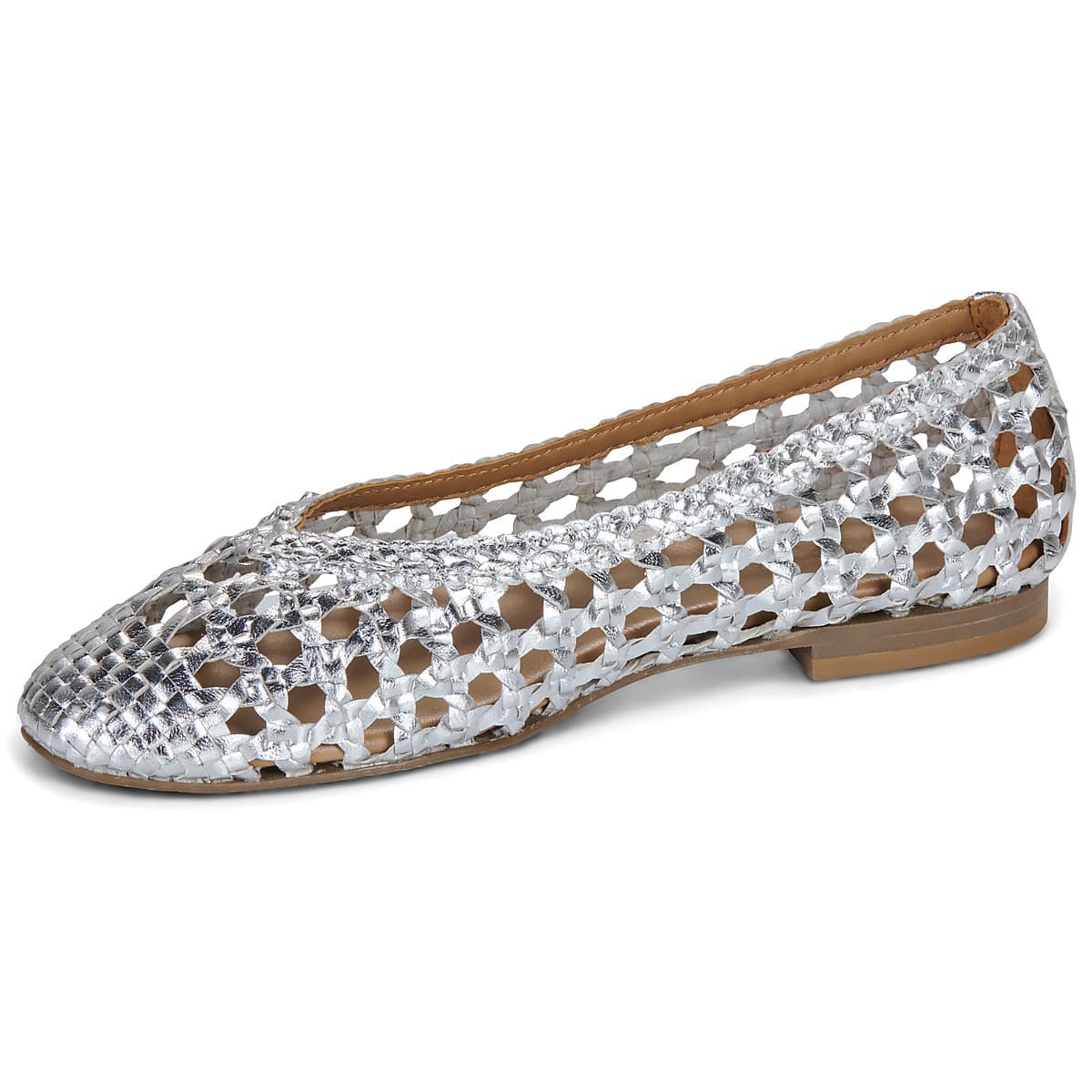 Women's Ballet Flats JB Martin Silver