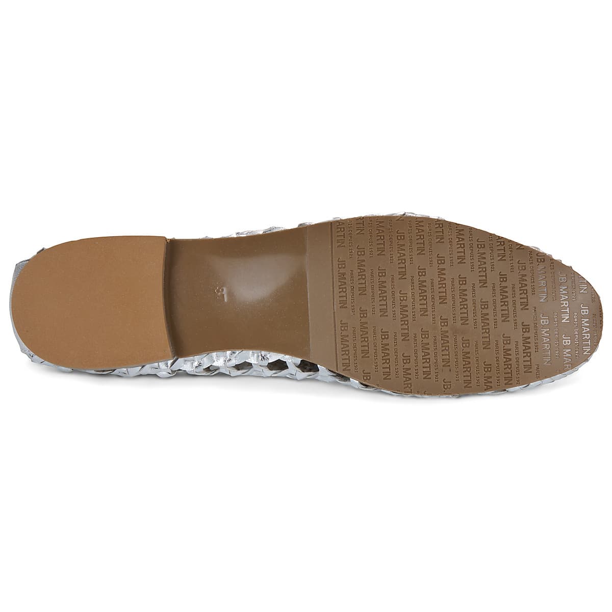 Women's Ballet Flats JB Martin Silver