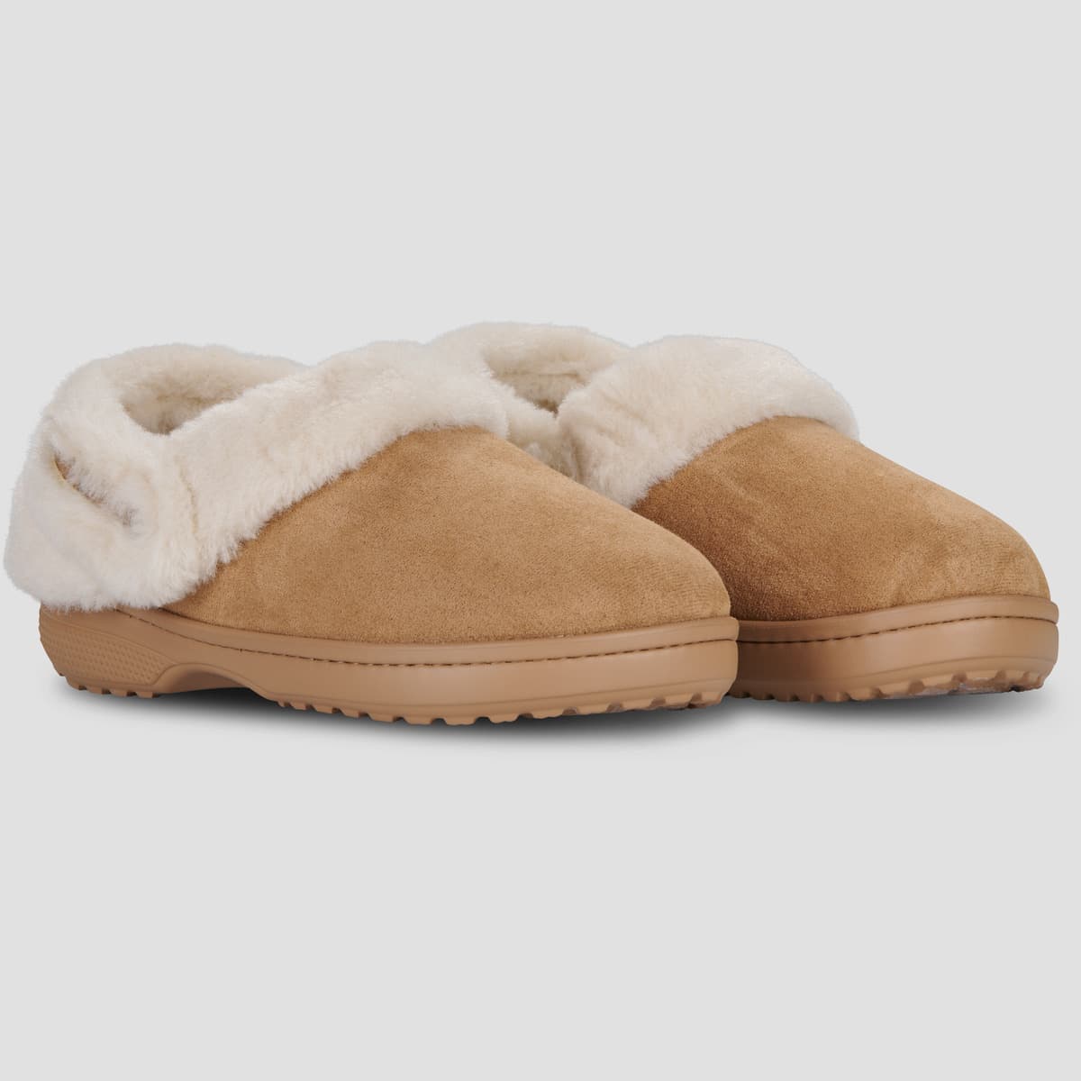 Women's House Slippers Crocs Brown