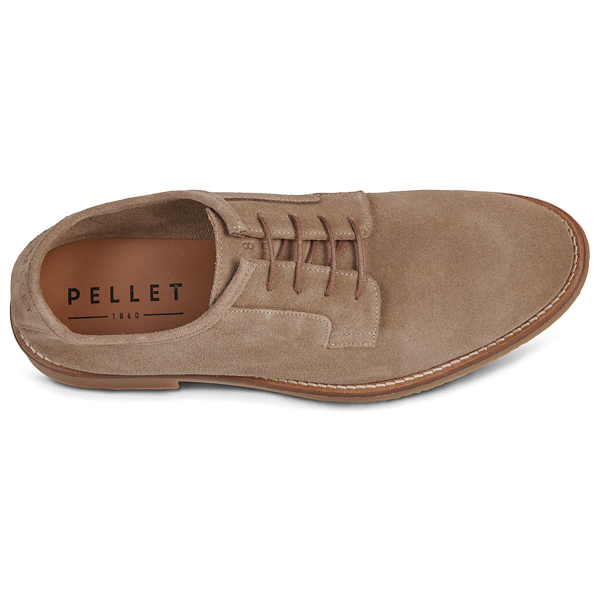 Men's Derby Shoes Pellet Beige