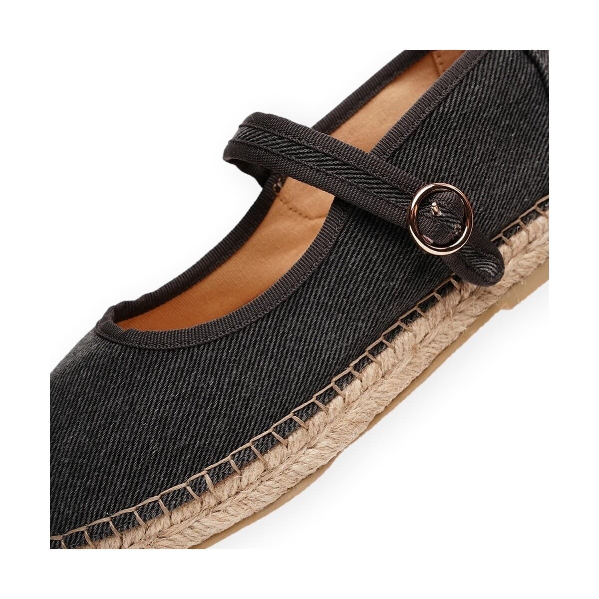 Μπαλαρίνες Paez Mary Jane Raw W - Essential Charcoal