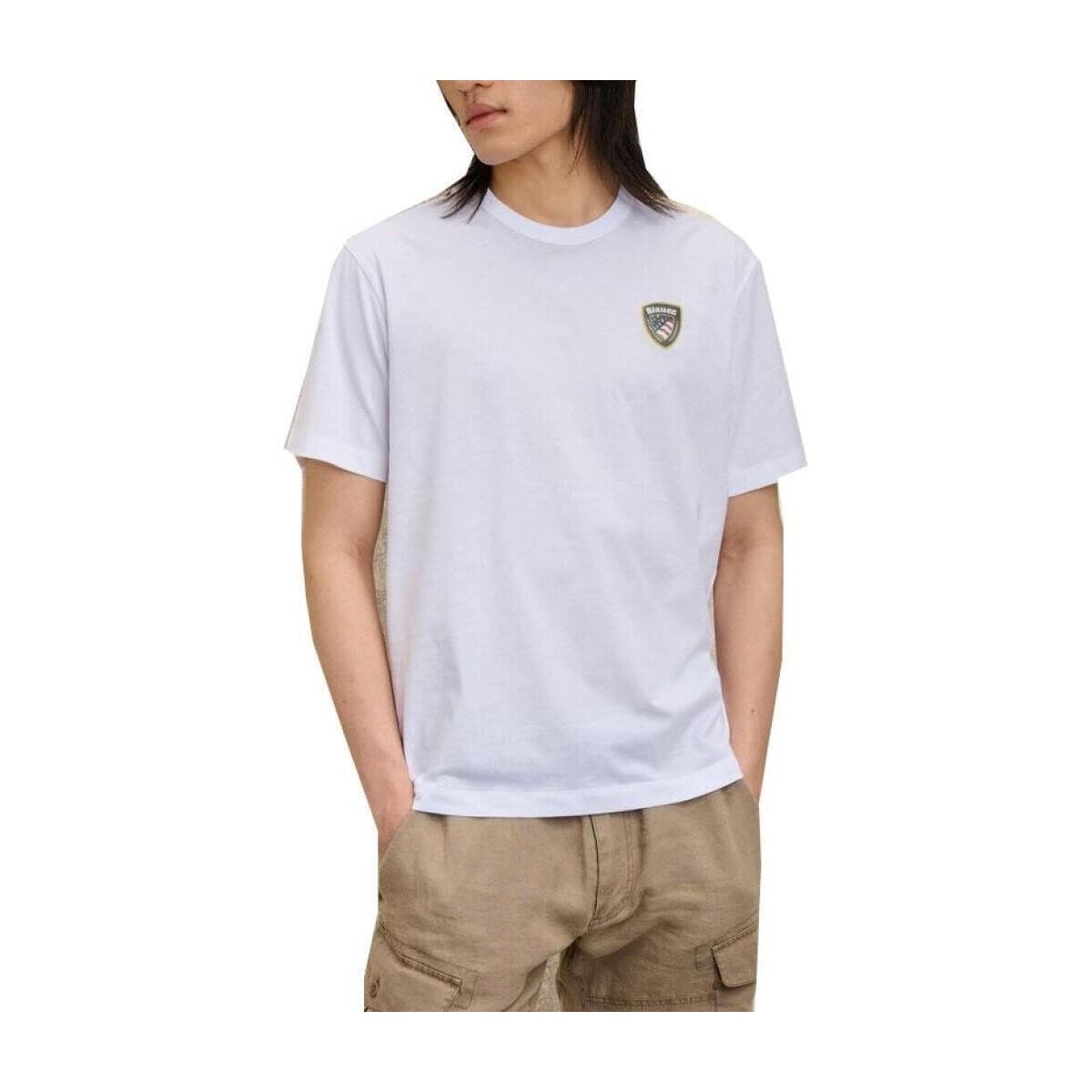 Men's T-Shirts Blauer White