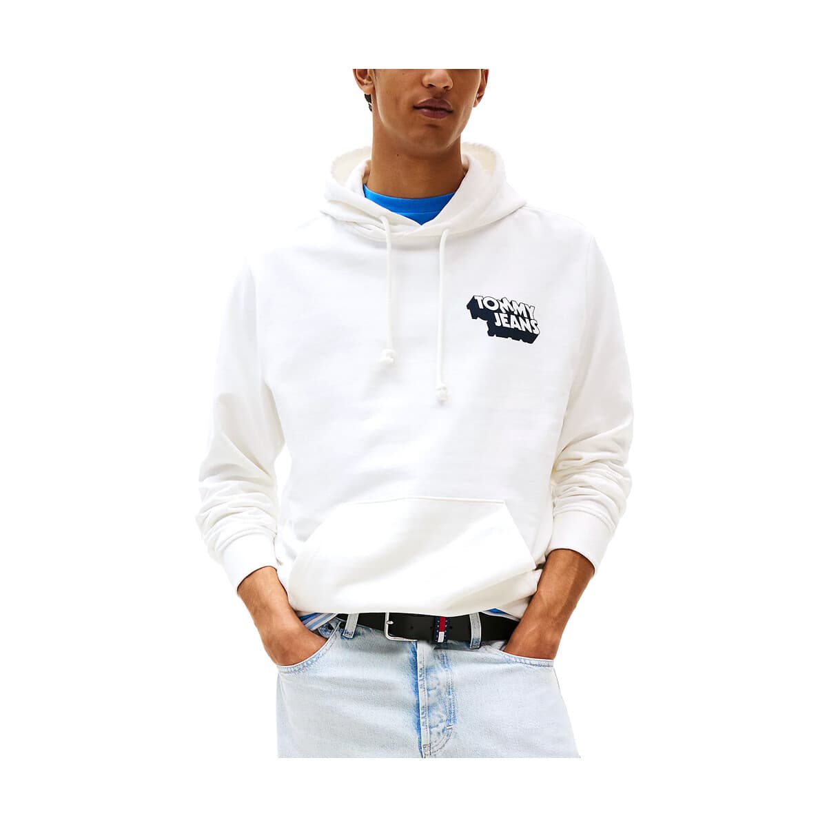 T-shirt με κουκούλα Tommy Hilfiger TOMMY JEANS STACK BACK LOGO HOODIE MEN