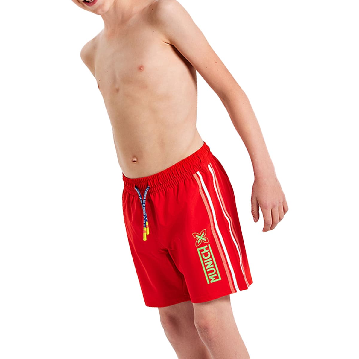 Boys' Swimwear Munich Red