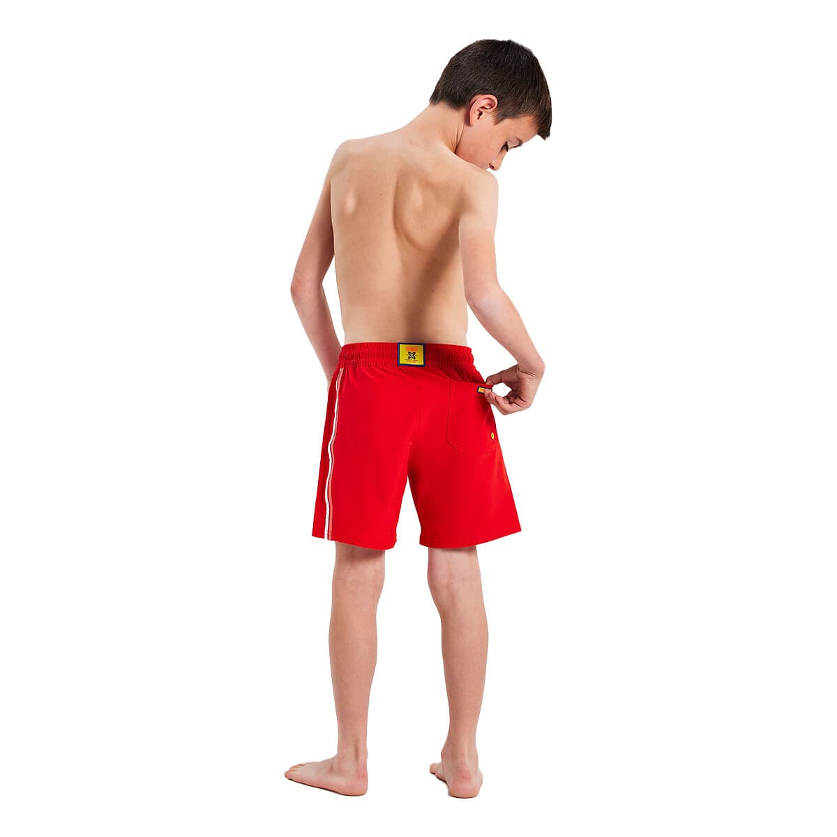 Boys' Swimwear Munich Red