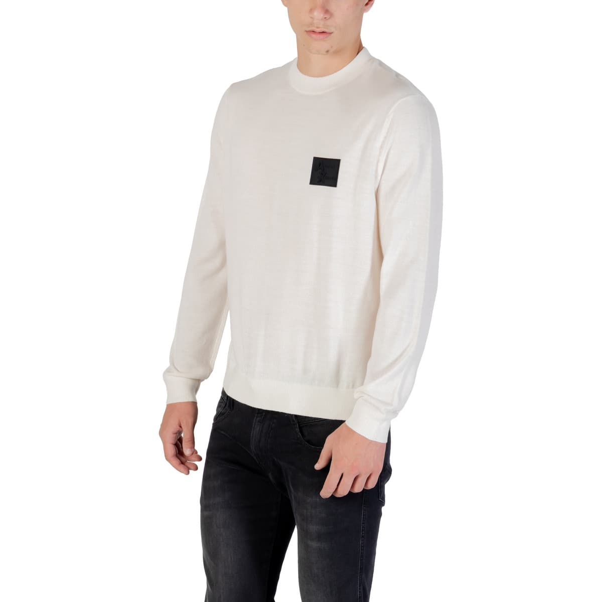 Men's Sweaters EAX White
