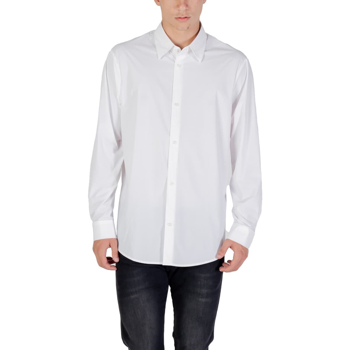 Men's Shirts EAX White