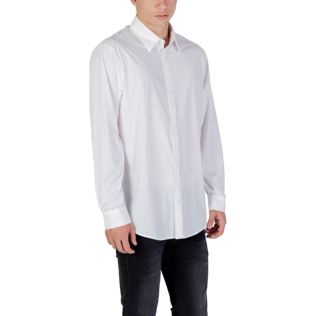 Men's Shirts EAX White