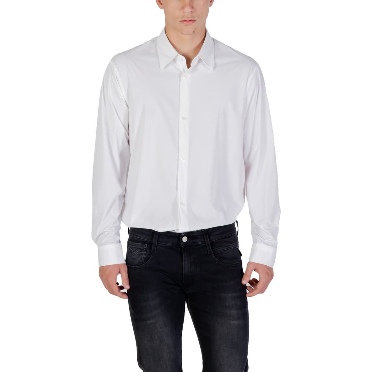 Men's Shirts EAX White
