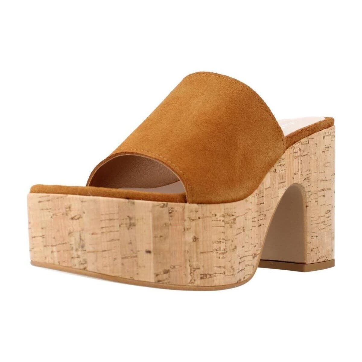 Women's Clogs Yellow Brown