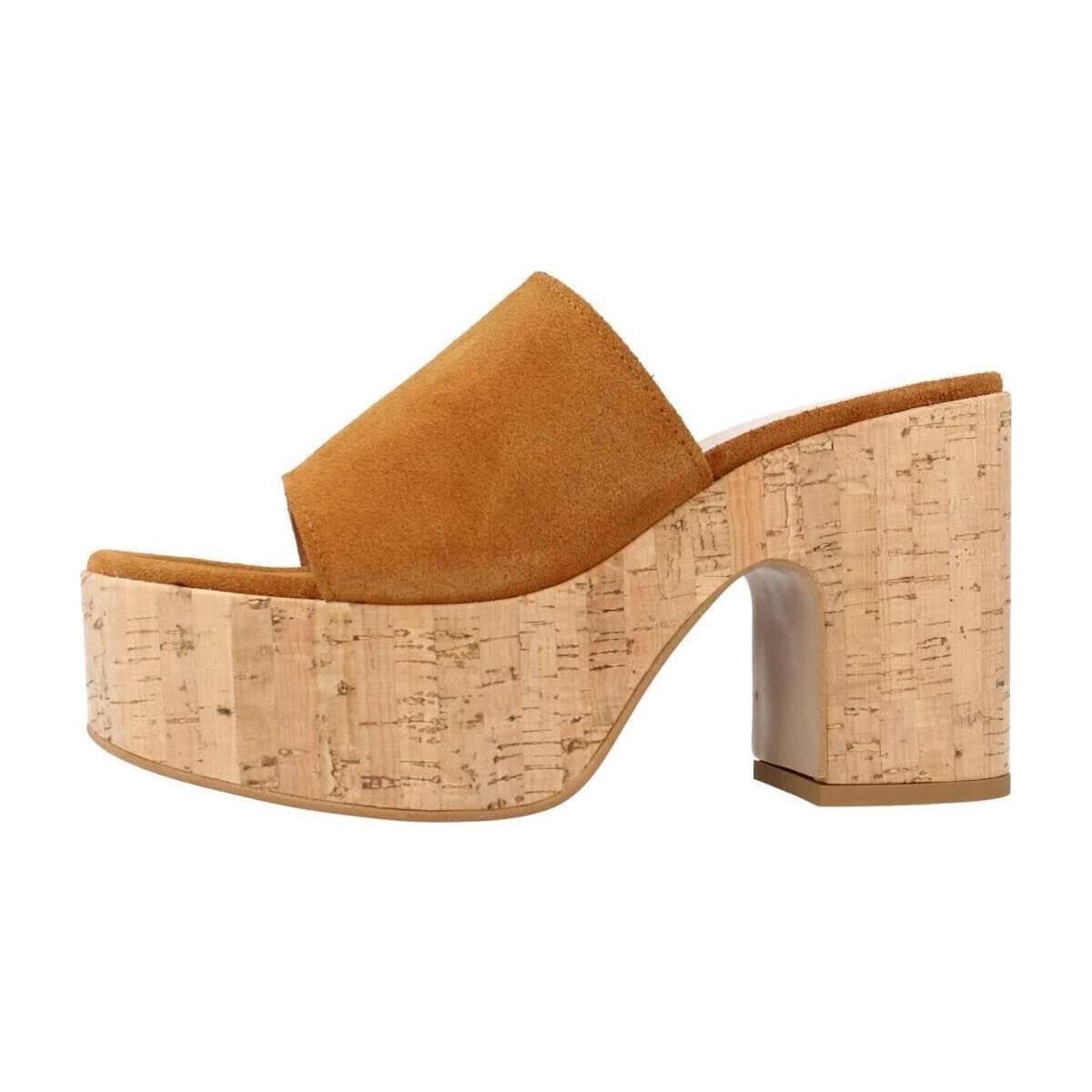 Women's Clogs Yellow Brown