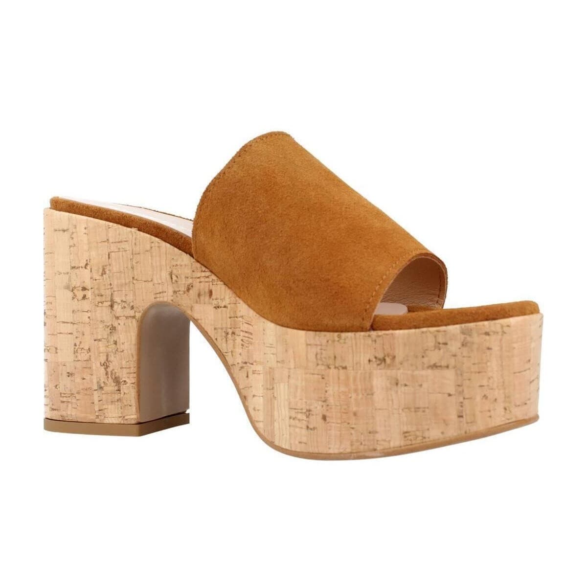 Women's Clogs Yellow Brown