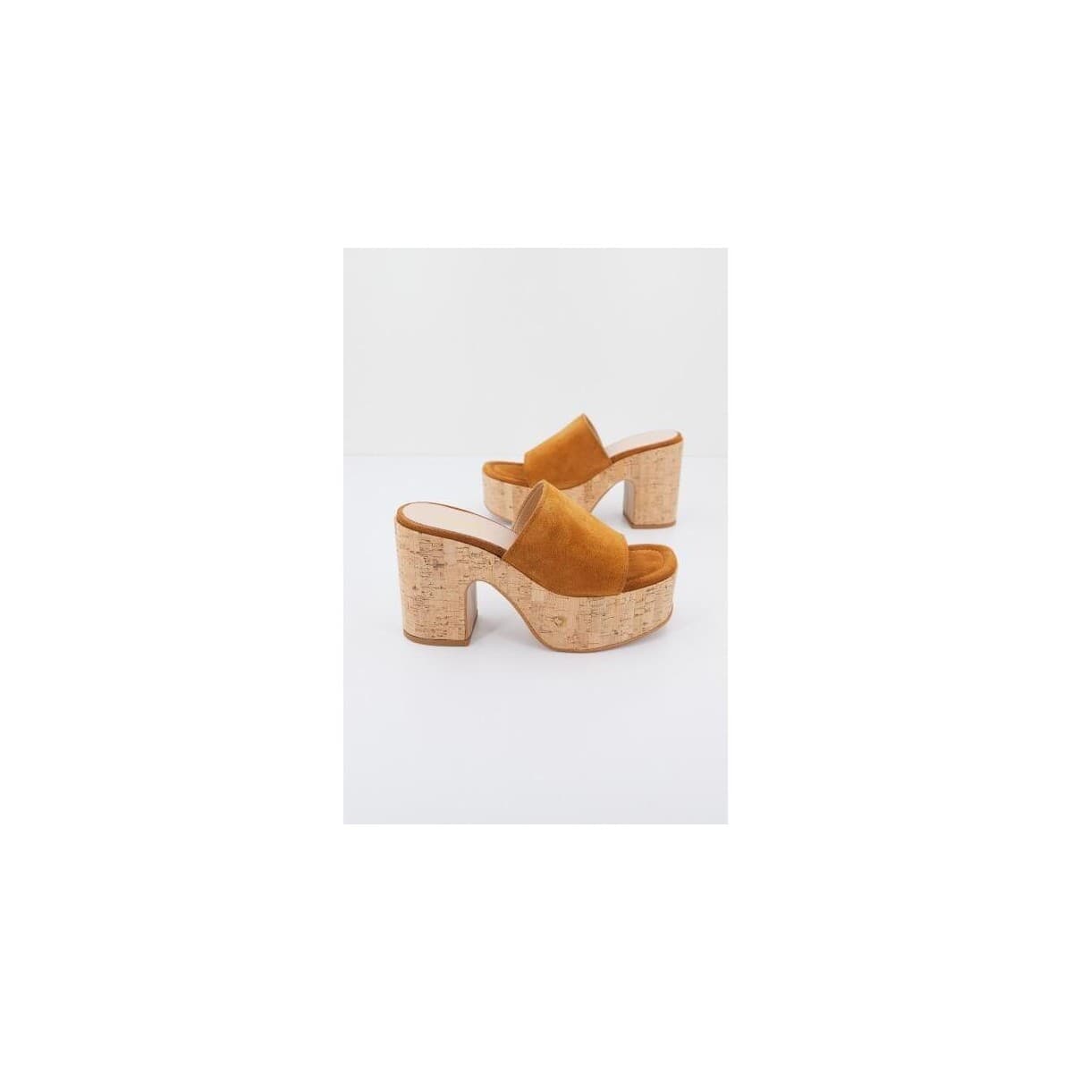 Women's Clogs Yellow Brown