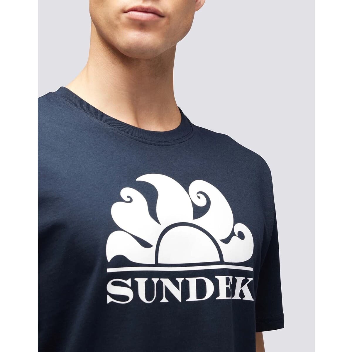Men's T-Shirts Sundek Blue