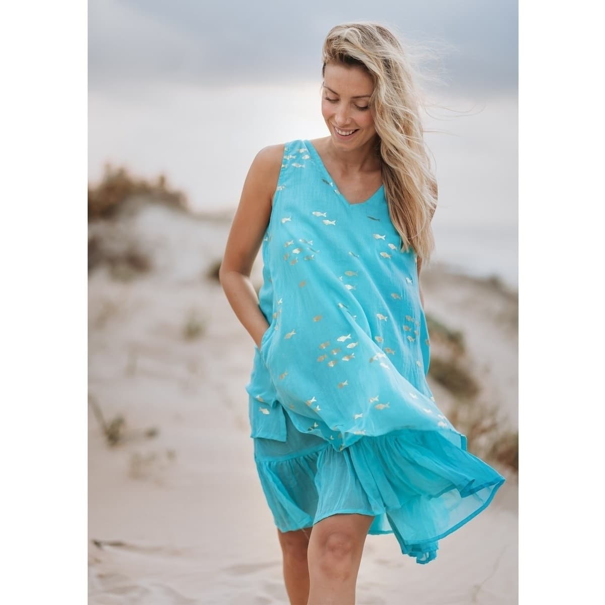 Women's Dresses Isla Bonita By Sigris Blue