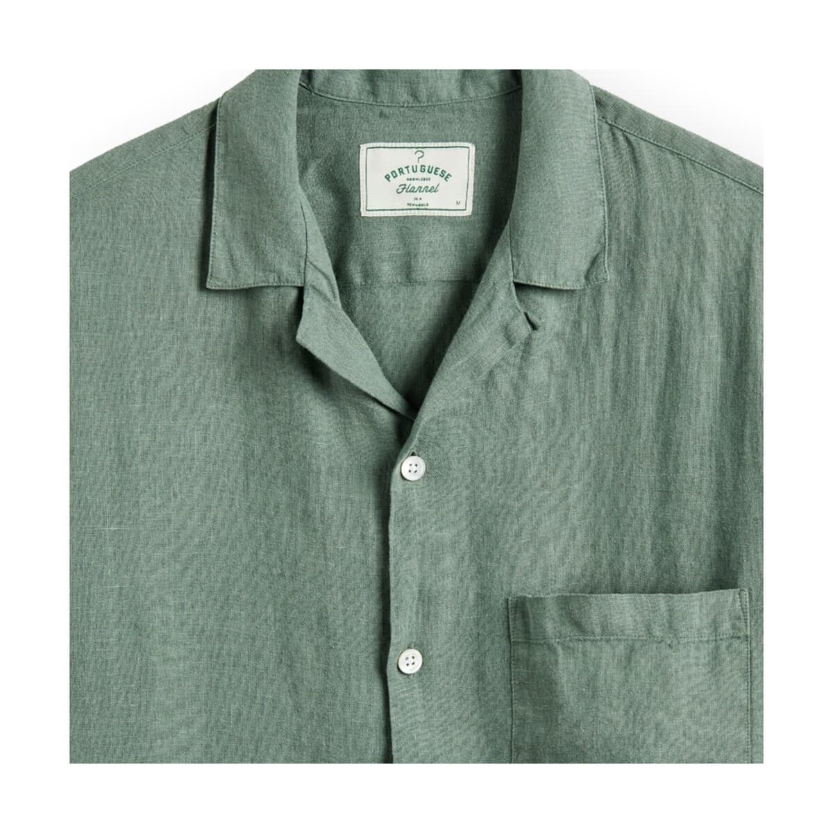 Men's Shirts Portuguese Flannel Green