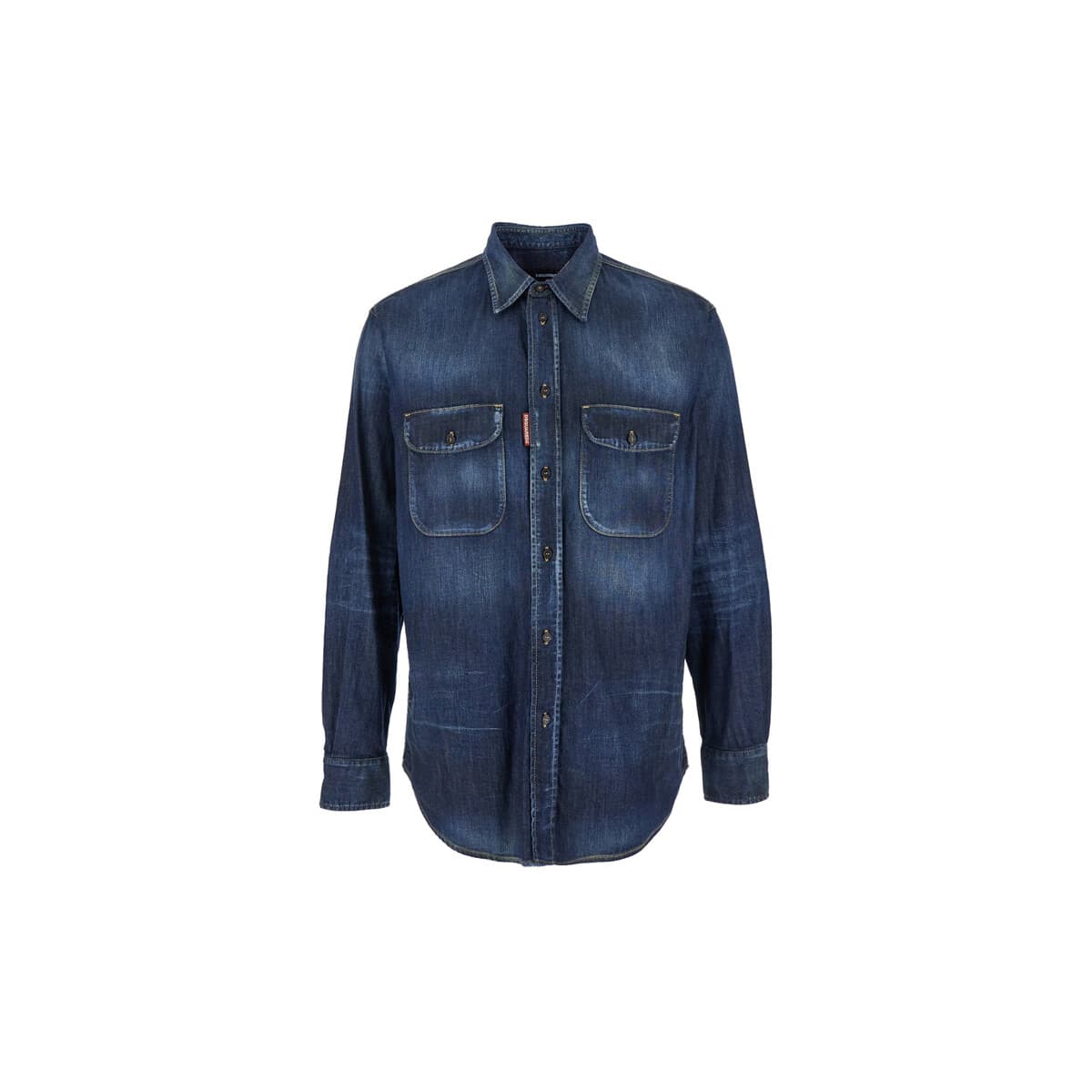 Πουκάμισο με μακριά μανίκια Dsquared DENIM CANADIAN VINTAGE SHIRT MEN