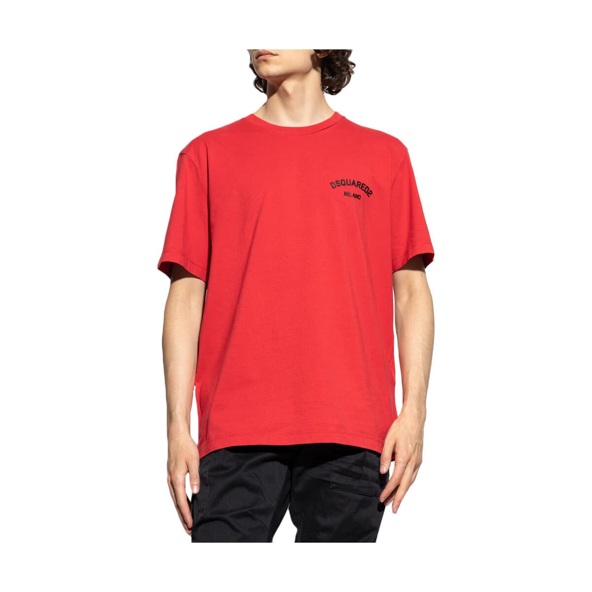 T-shirt με κοντά μανίκια Dsquared LOGO CREW NECK REGULAR FIT T-SHIRT MEN