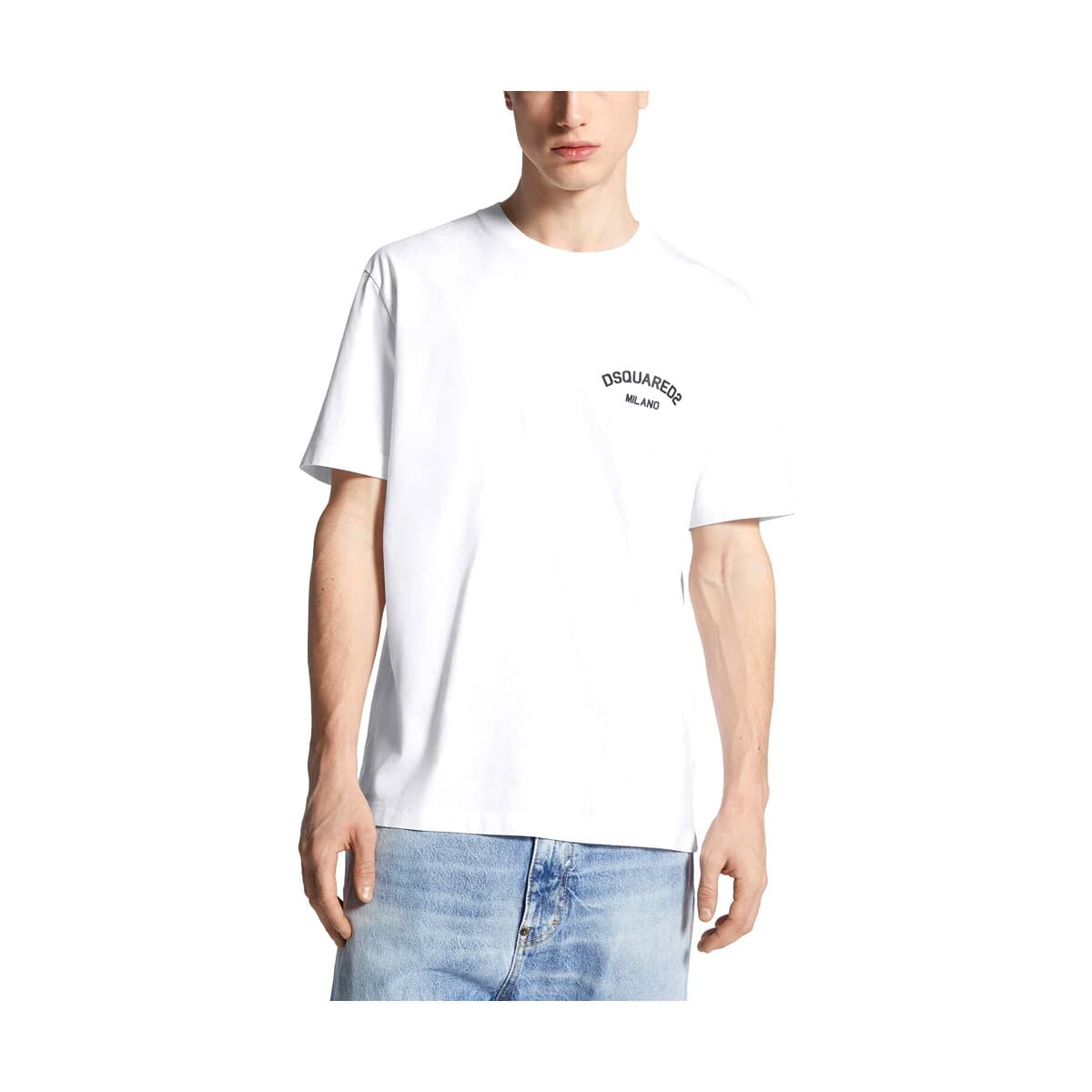 T-shirt με κοντά μανίκια Dsquared LOGO CREW NECK REGULAR FIT T-SHIRT MEN