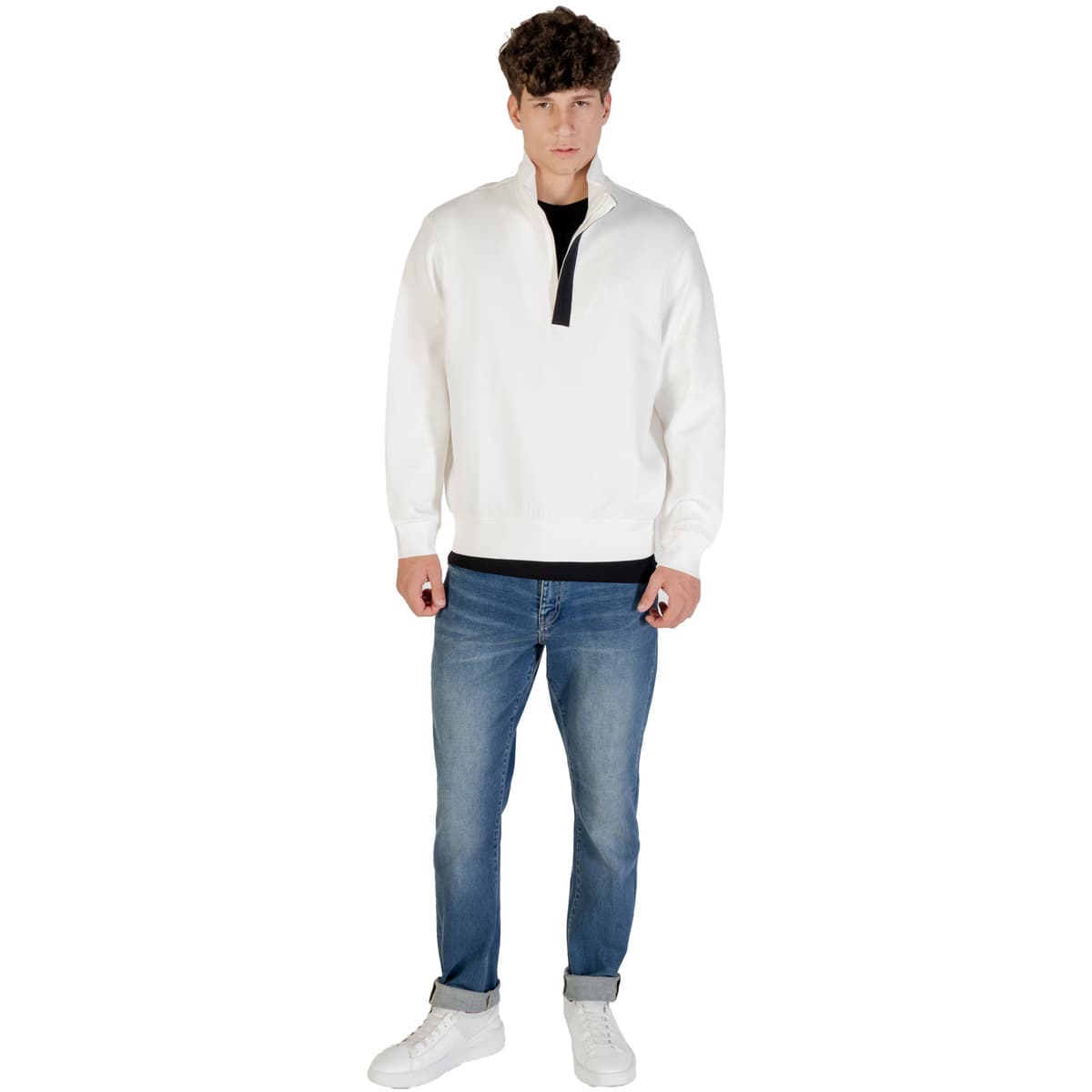 Men's Sports T-Shirts EAX White