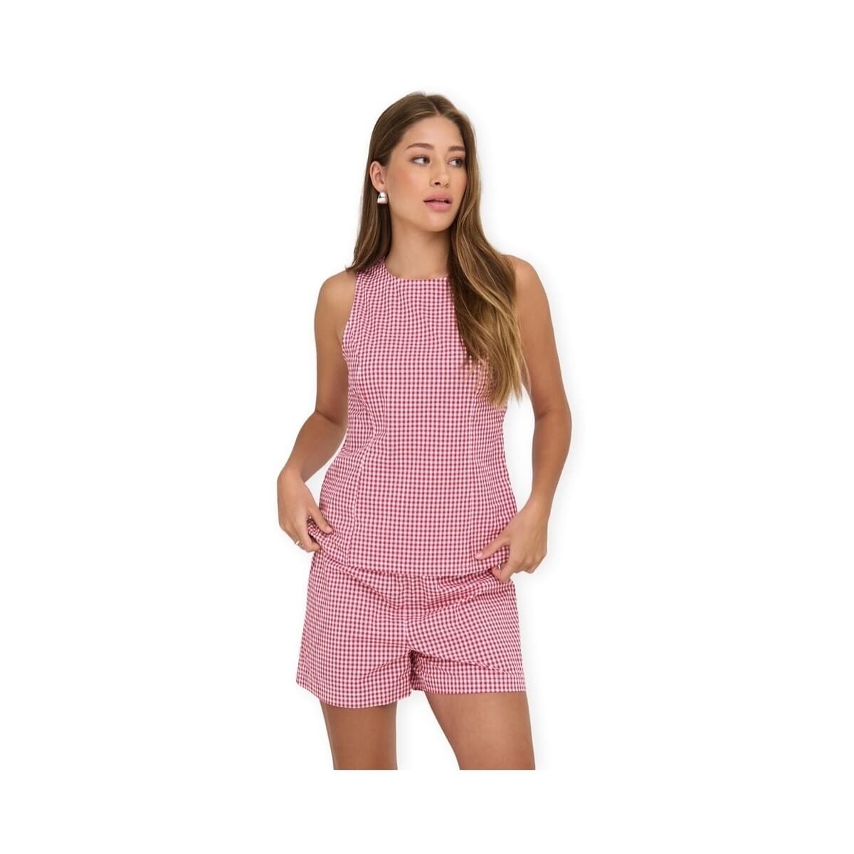 Women's Sleeveless Tops Only Red