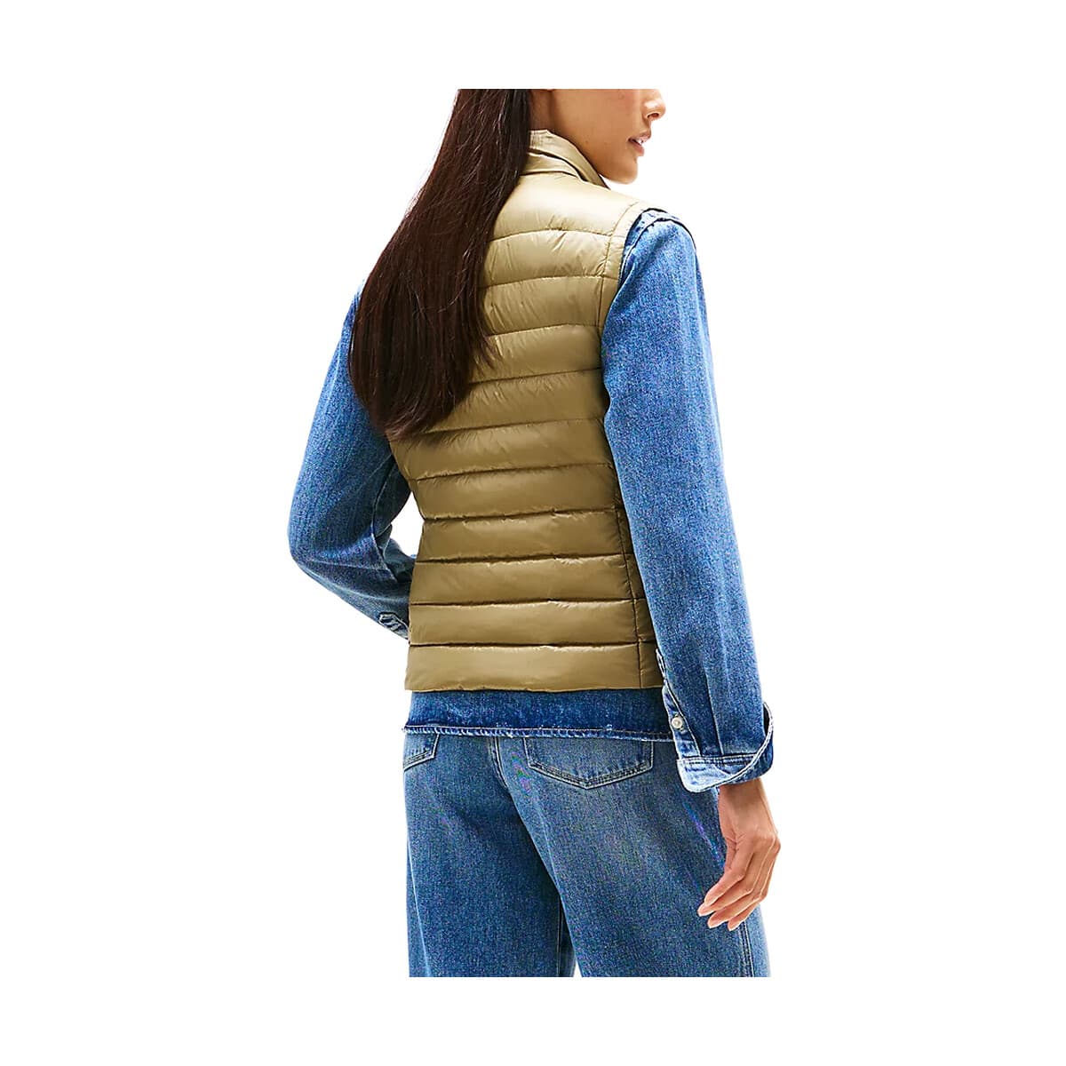 Ultralight Down Mock Neck Vest Women Tommy Hilfiger