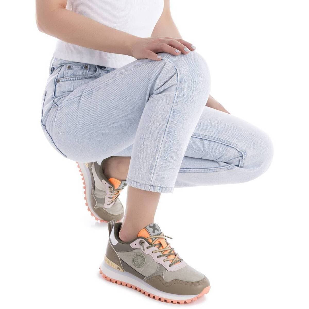 Women's Sneakers Xti Green