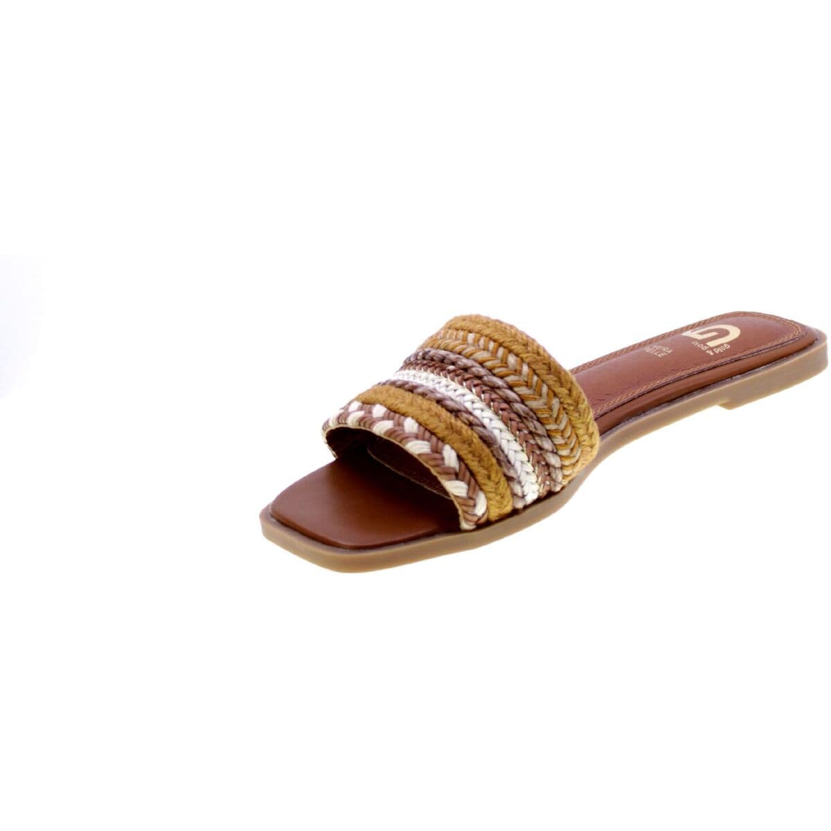 Women's Sandals Gold&gold Brown