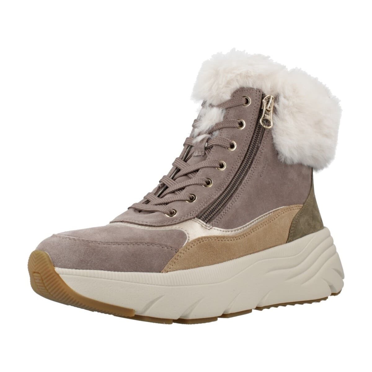 Women's Ankle Boots Geox Brown