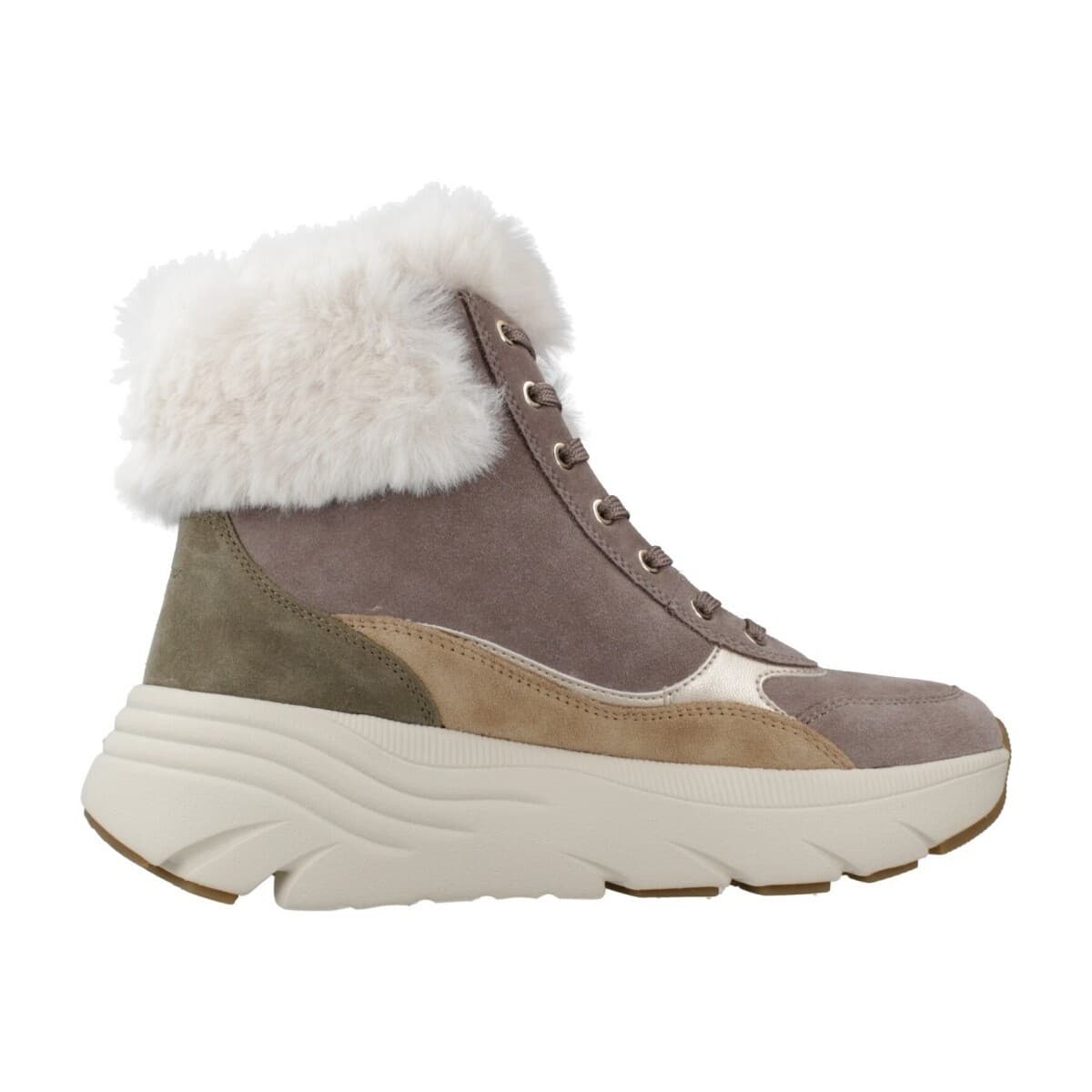 Women's Ankle Boots Geox Brown