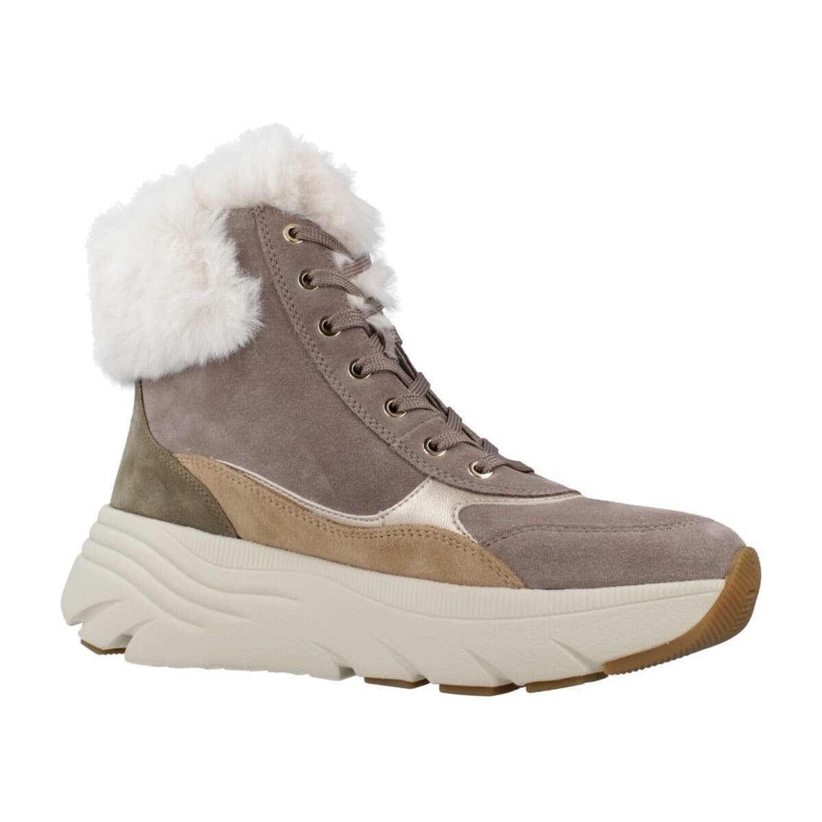 Women's Ankle Boots Geox Brown