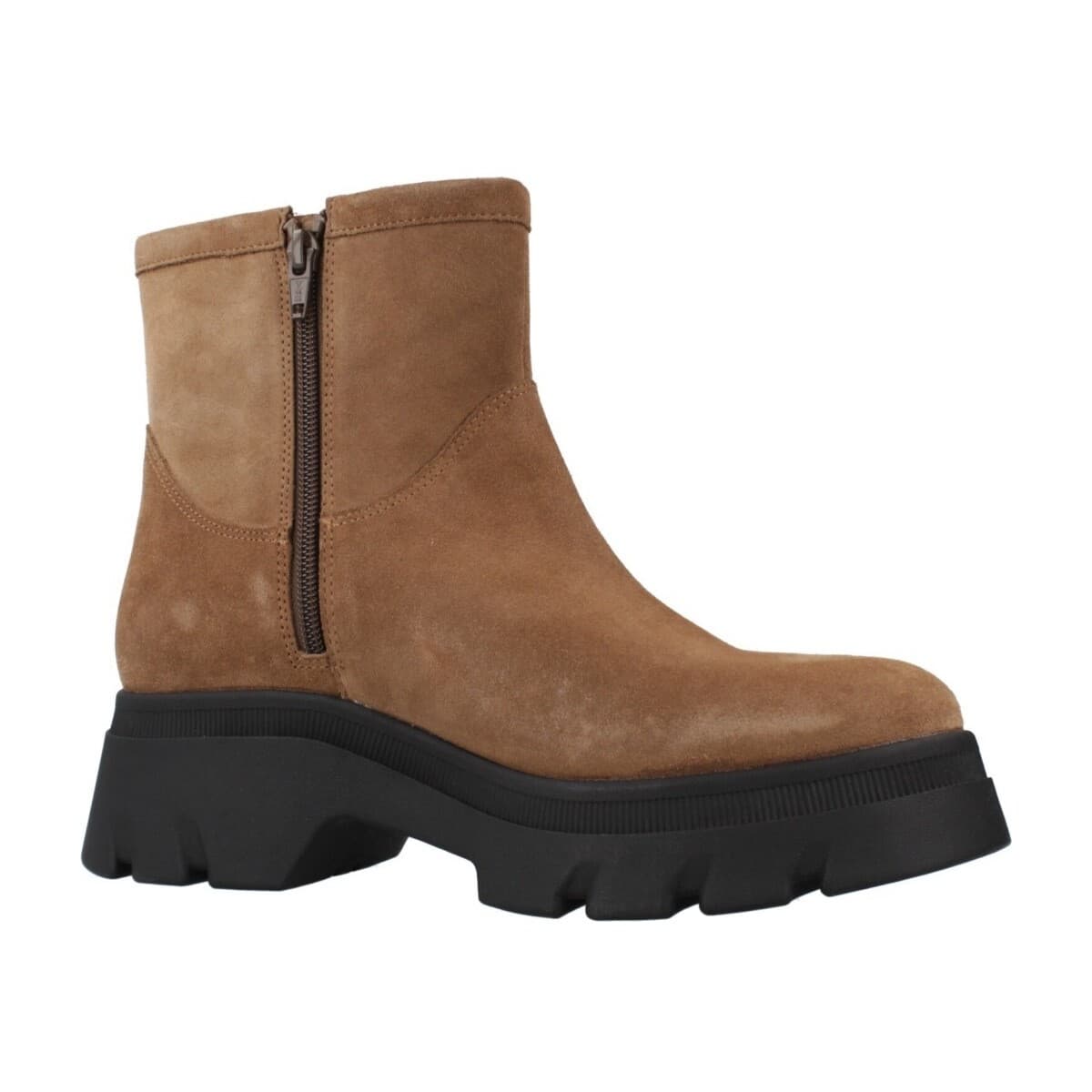 Women's Ankle Boots Geox Brown