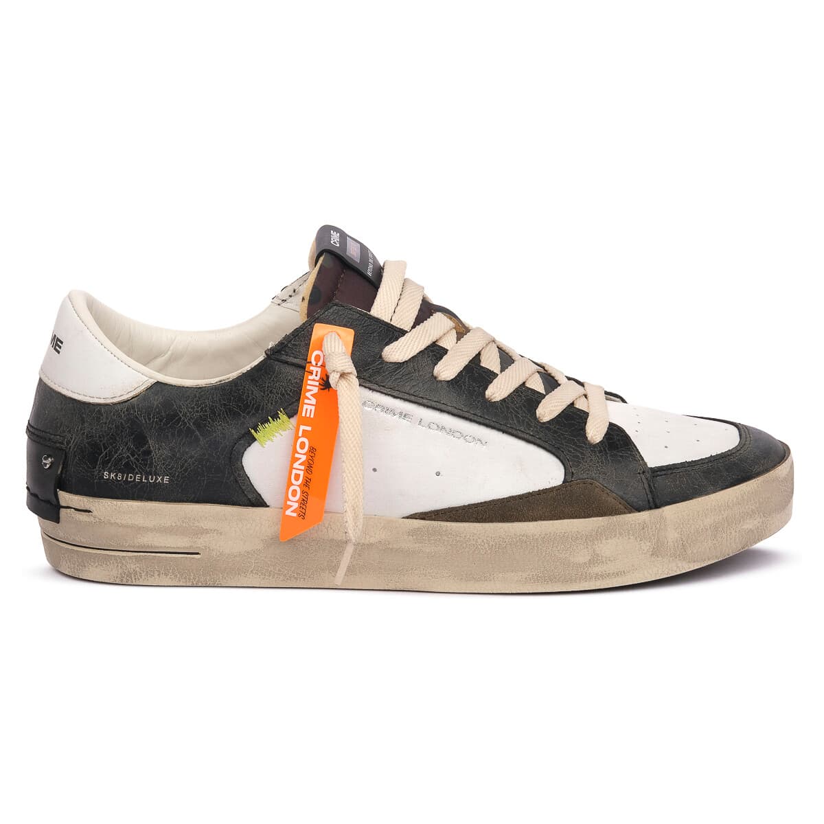 Men's Sneakers Crime London White