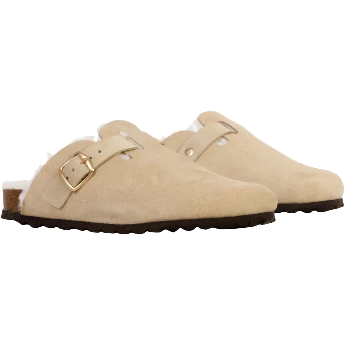 Women's Mules The Divine Factory Beige