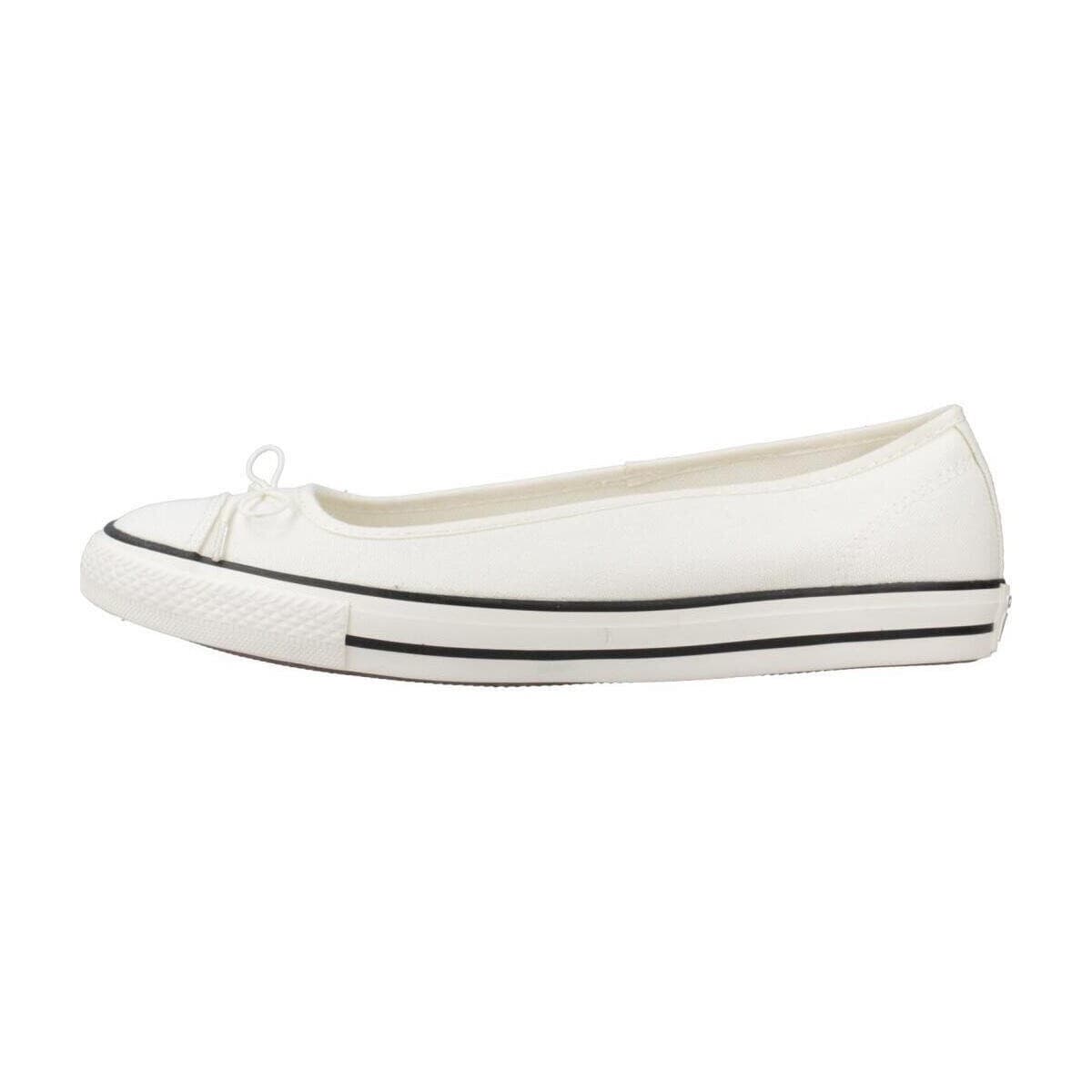 Women's Ballet Flats Converse White