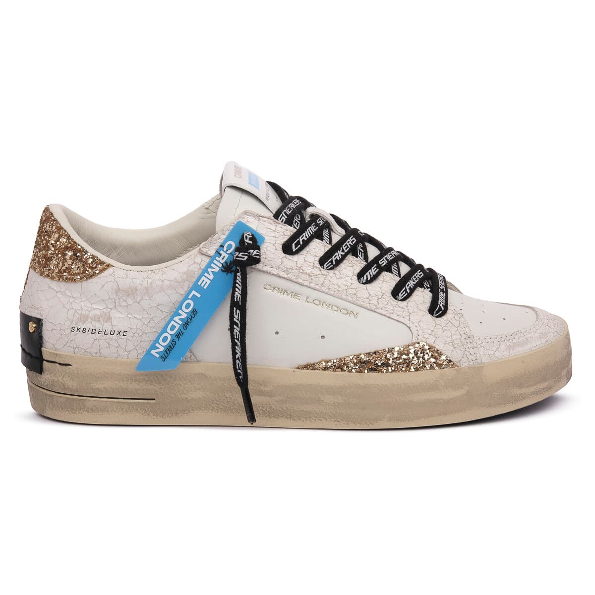 Women's Sneakers Crime London White