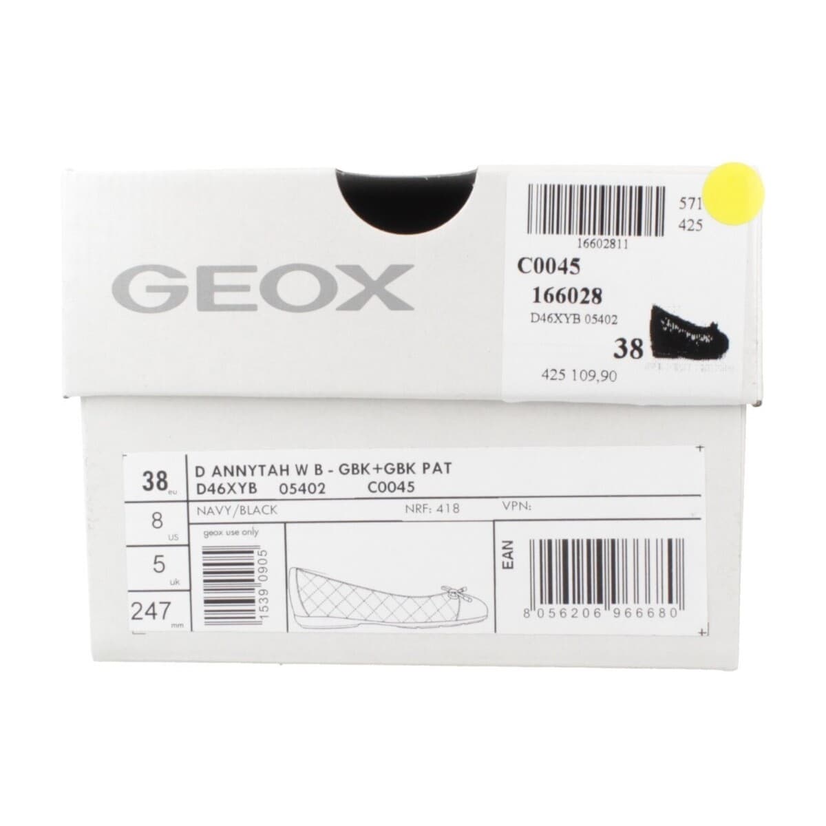 Women's Ballet Flats Geox Blue